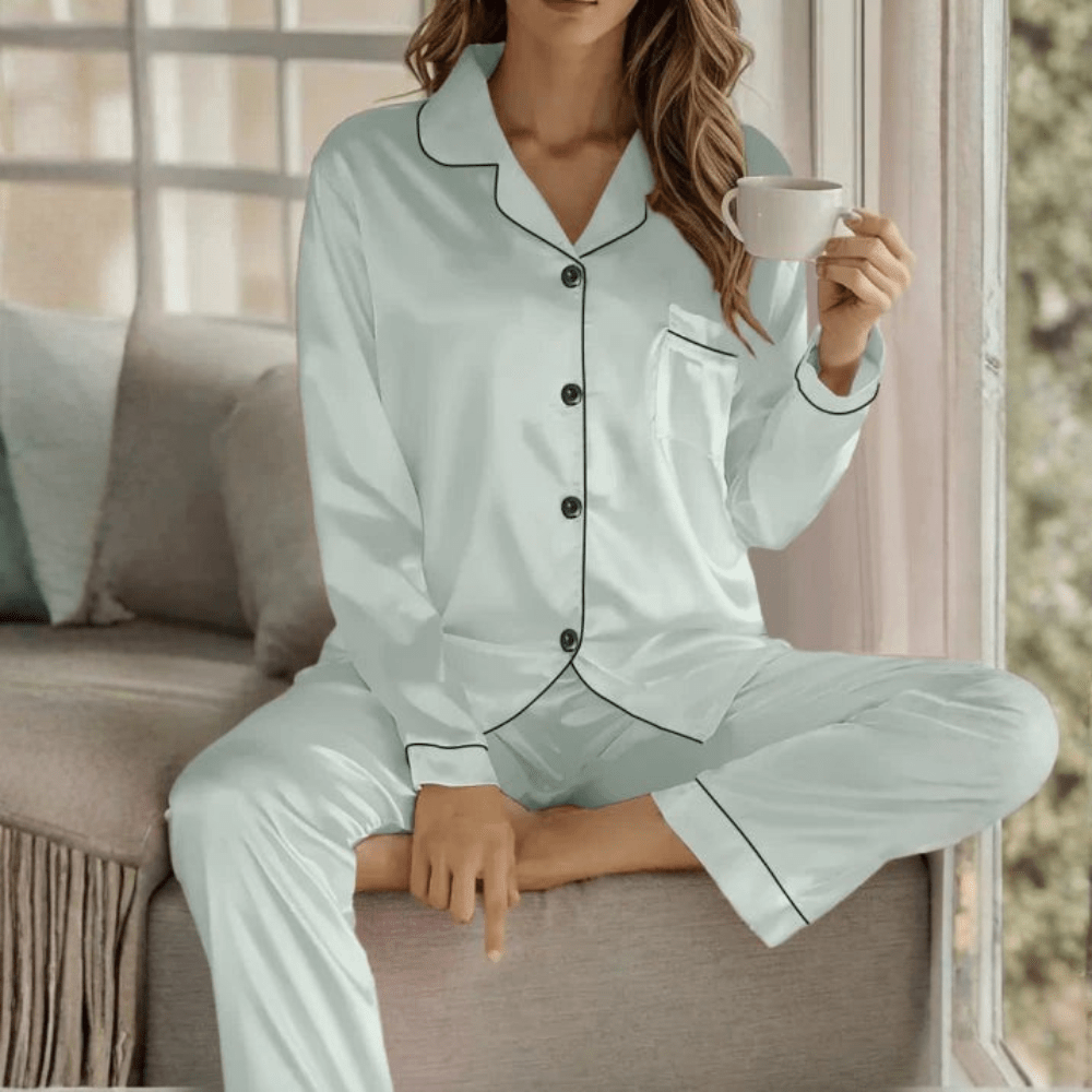 Diane | Women's Button Front Sleepwear Set
