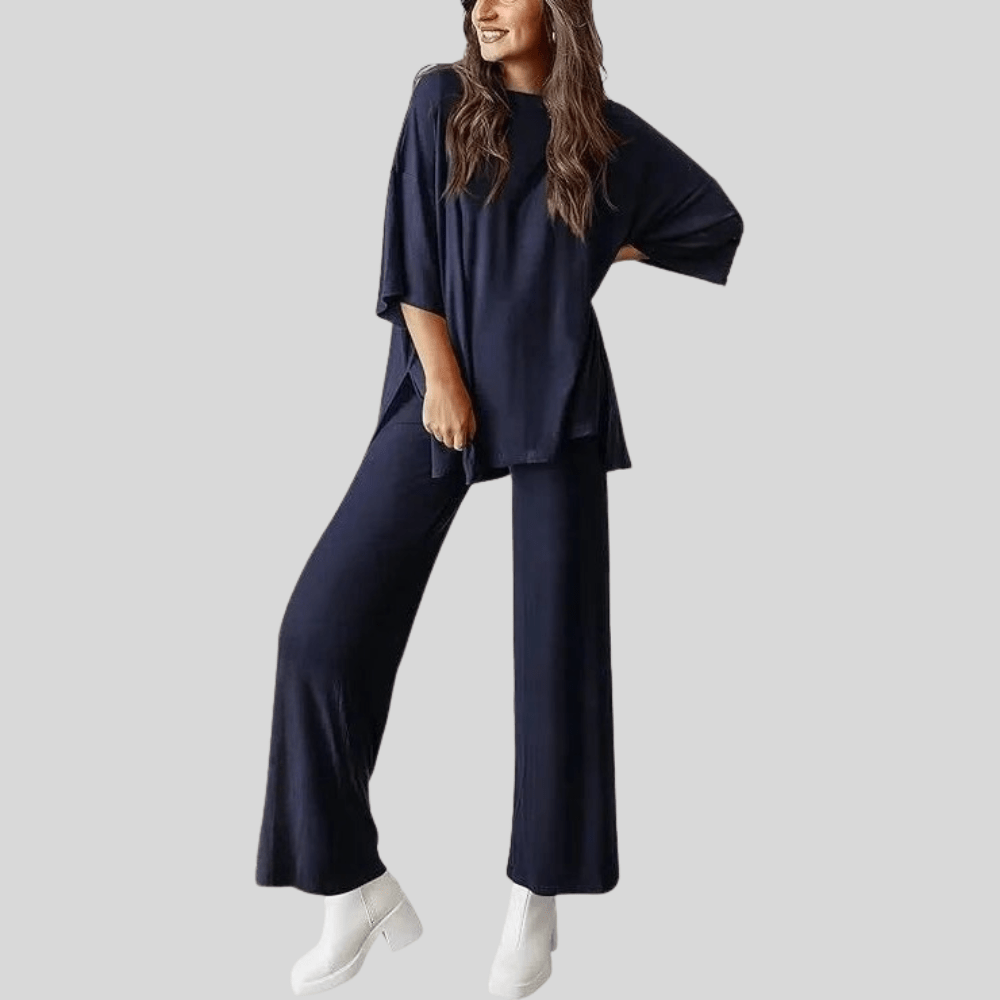 Isabella | Women's Two Piece Lounge Set with Pocketed Trousers