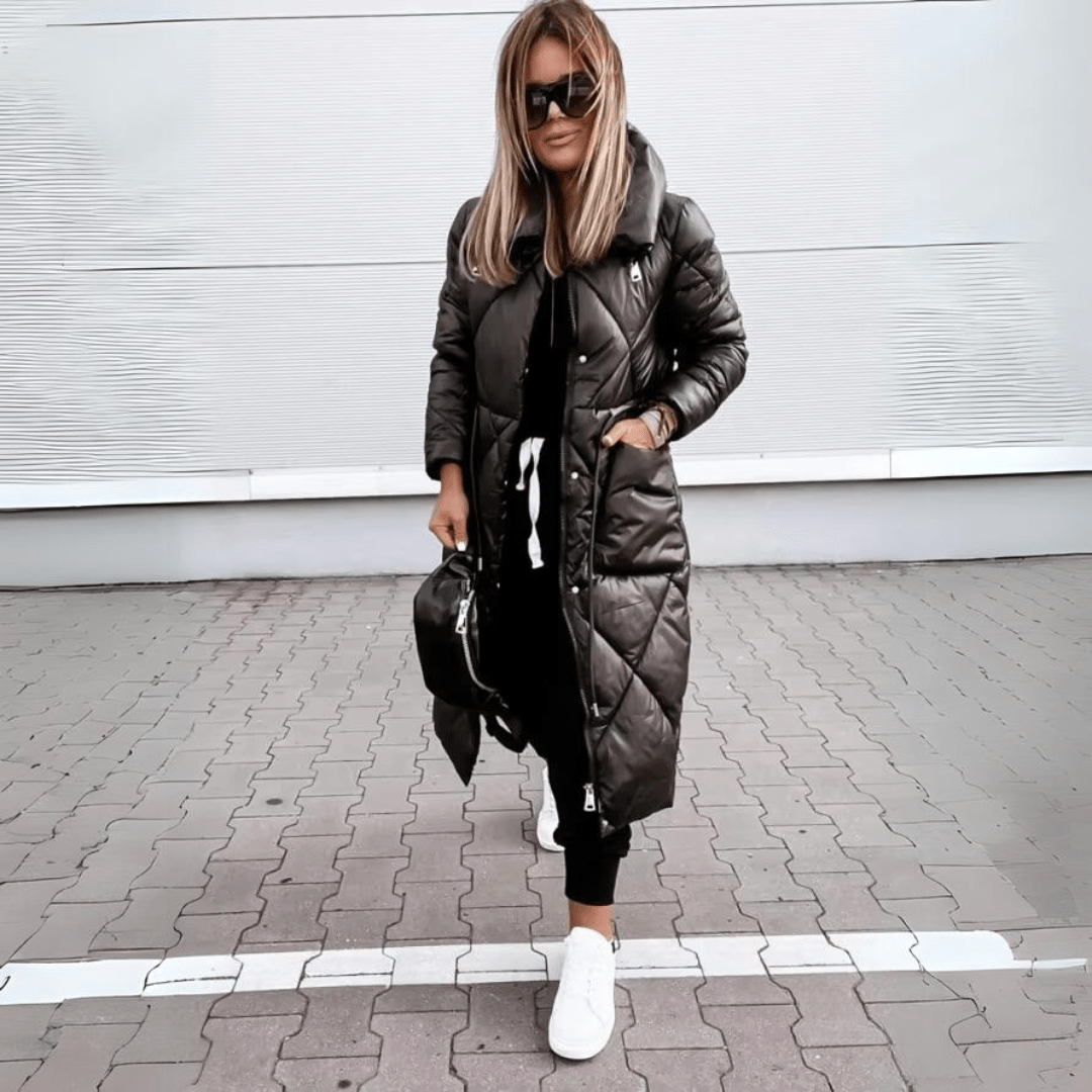Aleah | Women's Zip-Up Winter Coat for Commuting