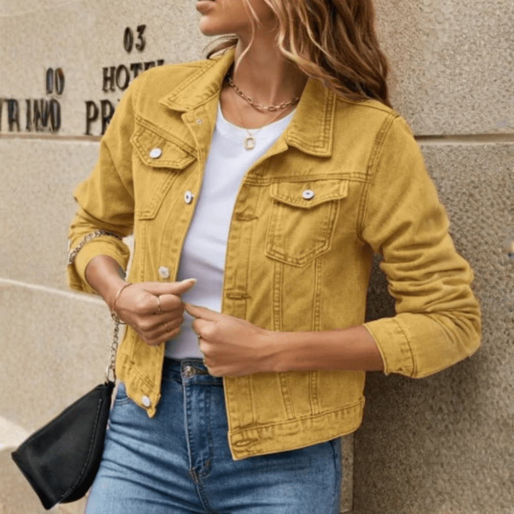 Cheyenne | Women's Button-Down Casual Jacket with Chest Pocket