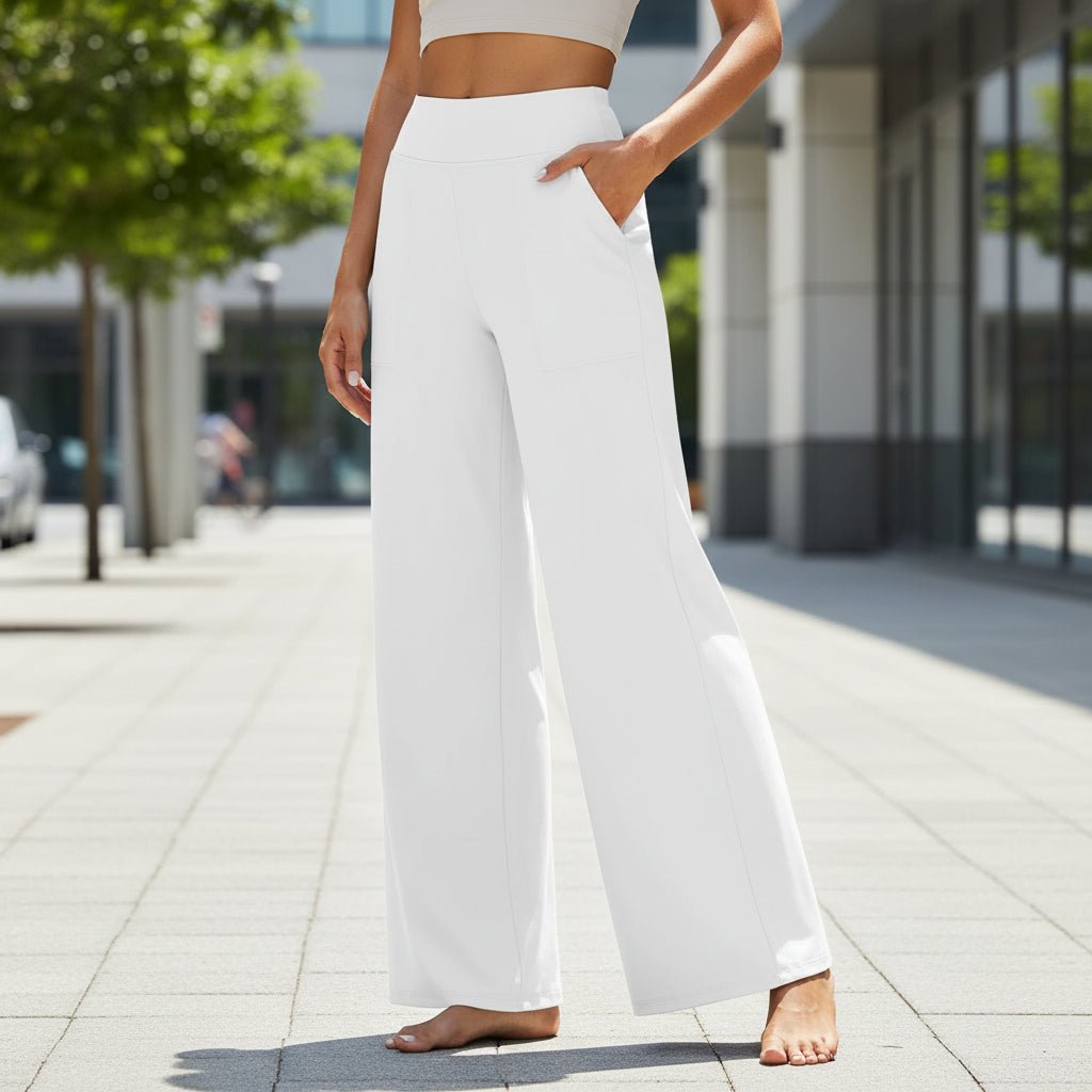 Joan | Women's High-Waisted Wide-Leg Yoga Trousers