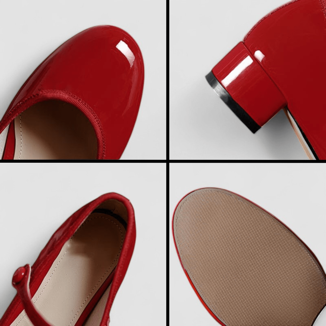 Kyra | Zapatos de tacón Mary Jane para mujer con tira de hebilla