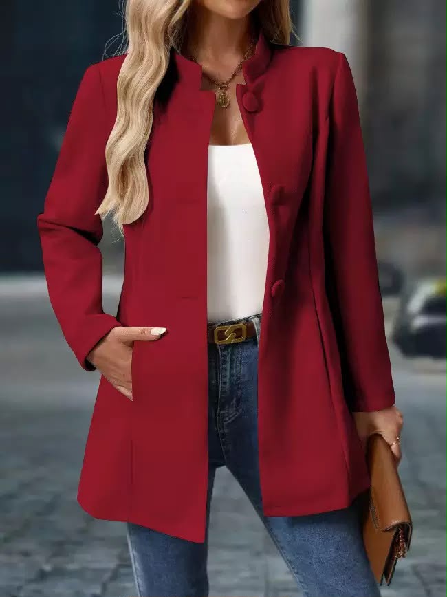 Ericka | Women's Stand Collar Casual Coat