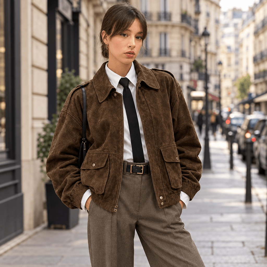 Irma | Women's Classic Casual Bomber Jacket