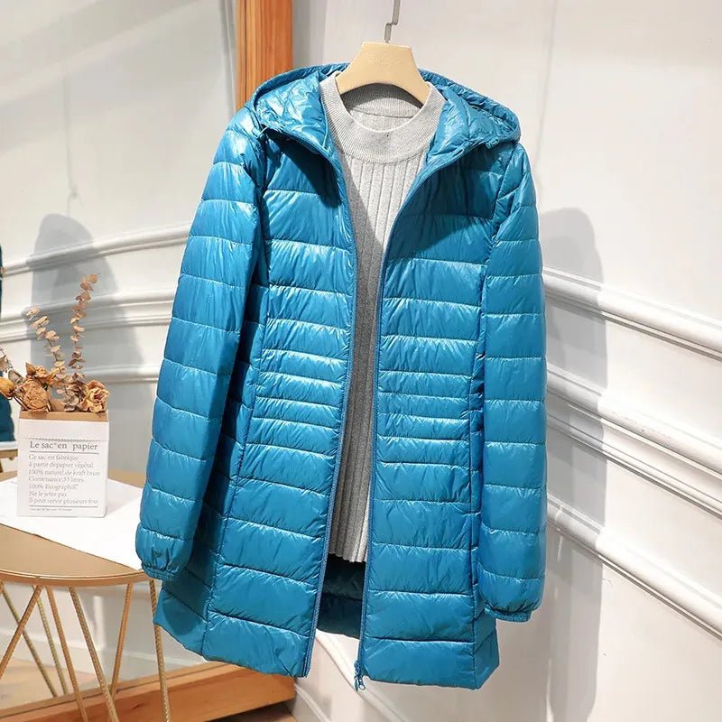 Julissa | Women's Quilted Hooded Longline Winter Puffer Coat