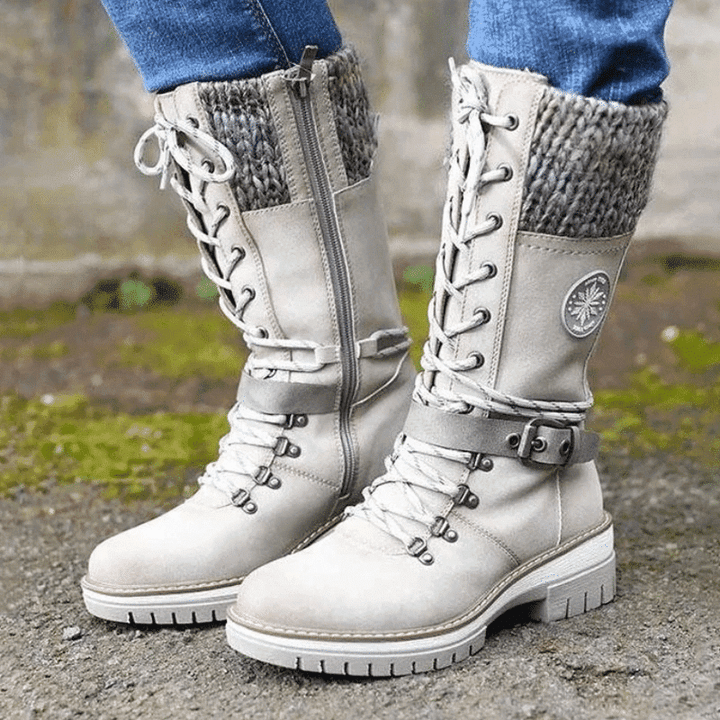 Zaria | Women's Casual Lace-Up Winter Boots