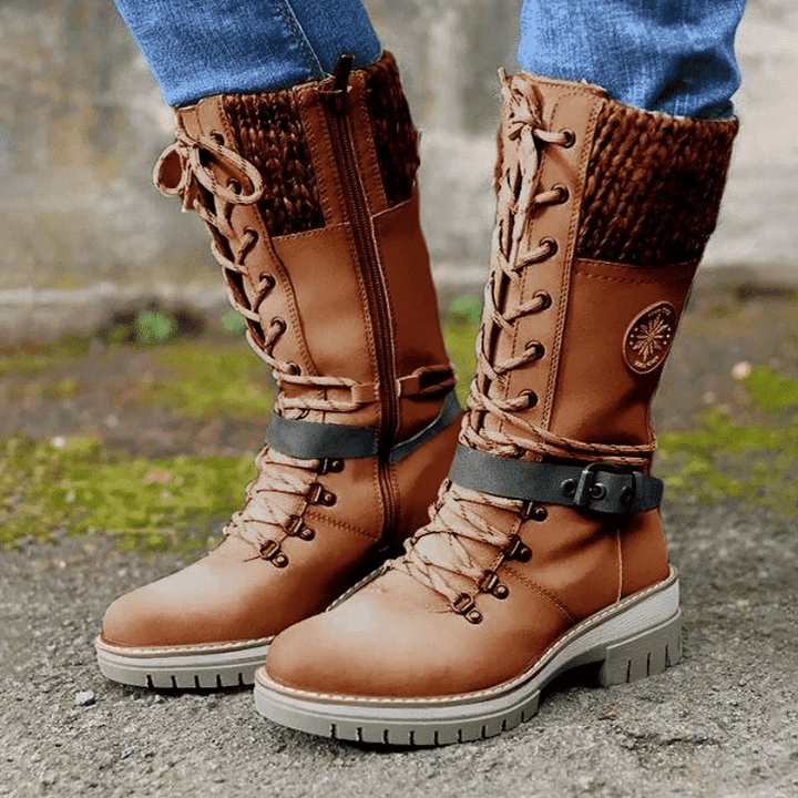 Zaria | Women's Casual Lace-Up Winter Boots