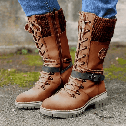 Zaria | Women's Casual Lace-Up Winter Boots