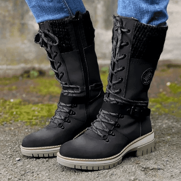 Zaria | Women's Casual Lace-Up Winter Boots