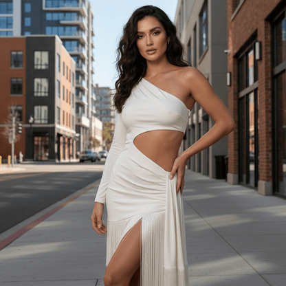 Amaya | Women's Defined Midi Dress Casual Day Dress