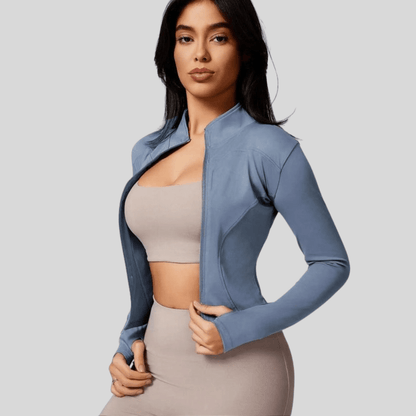 Katie | Women's Breathable Full Zip Workout Jacket