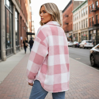 Bobbie | Women's Check Shirt Jacket for Layering