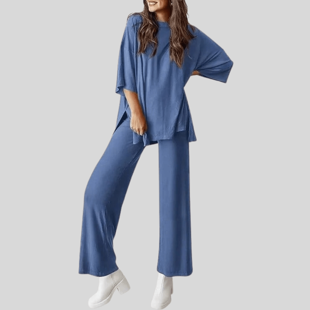 Isabella | Women's Two Piece Lounge Set with Pocketed Trousers
