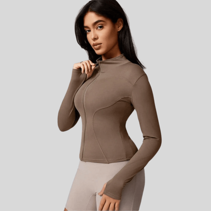 Katie | Women's Breathable Full Zip Workout Jacket