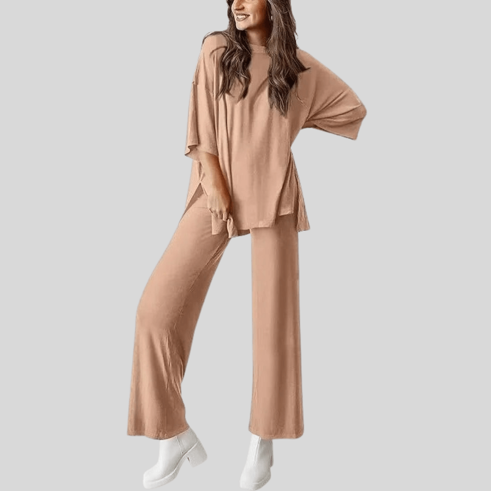 Isabella | Women's Two Piece Lounge Set with Pocketed Trousers