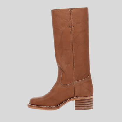 Krystal | Women's Sleek Knee High Heeled Boots