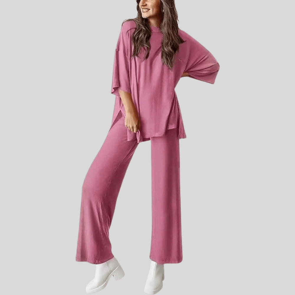 Isabella | Women's Two Piece Lounge Set with Pocketed Trousers