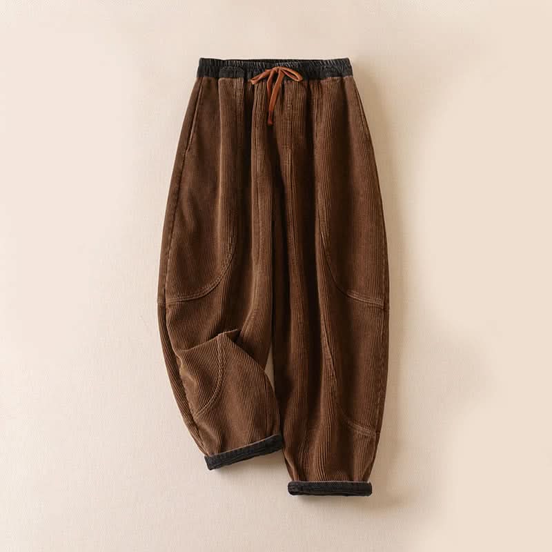 Kirstin | Women's Brushed Loose-Fit Drawstring Trousers