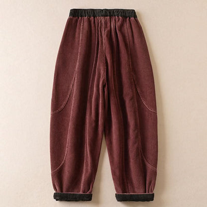 Kirstin | Women's Brushed Loose-Fit Drawstring Trousers