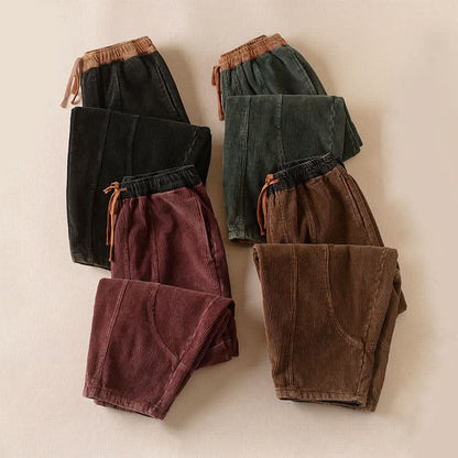 Kirstin | Women's Brushed Loose-Fit Drawstring Trousers