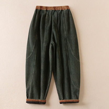Kirstin | Women's Brushed Loose-Fit Drawstring Trousers