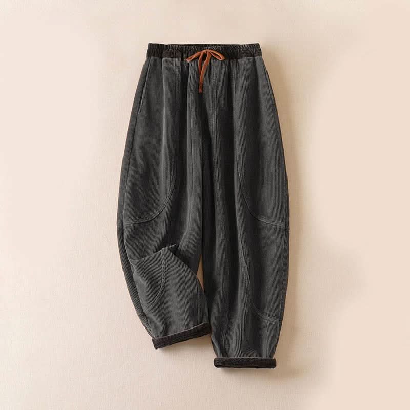 Kirstin | Women's Brushed Loose-Fit Drawstring Trousers