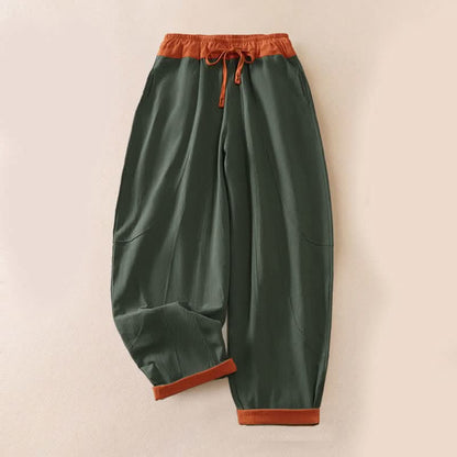 Kirstin | Women's Brushed Loose-Fit Drawstring Trousers