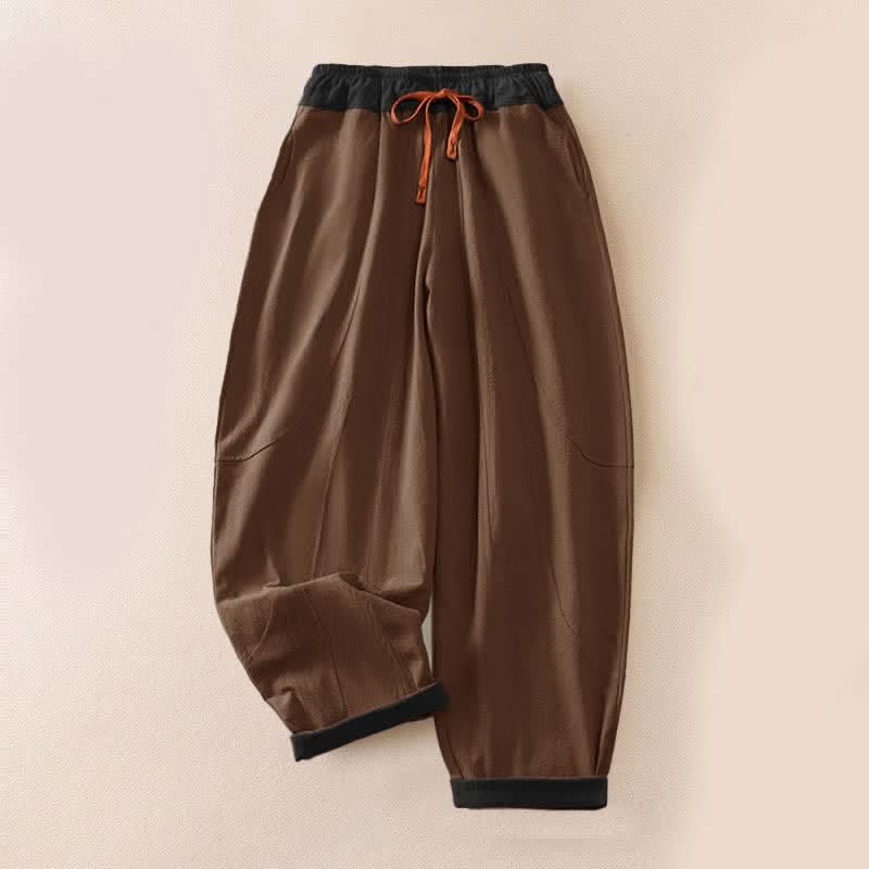 Kirstin | Women's Brushed Loose-Fit Drawstring Trousers