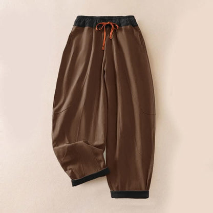 Kirstin | Women's Brushed Loose-Fit Drawstring Trousers