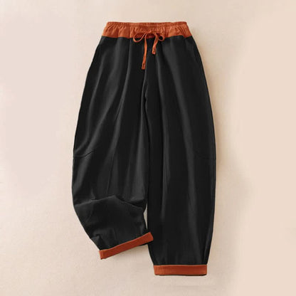 Kirstin | Women's Brushed Loose-Fit Drawstring Trousers