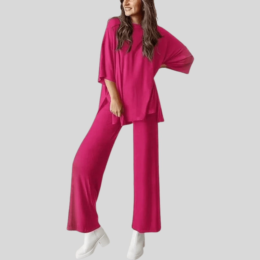 Isabella | Women's Two Piece Lounge Set with Pocketed Trousers