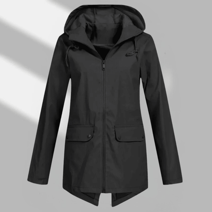 Kelley | Women's Hooded Longline Zip Utility Coat