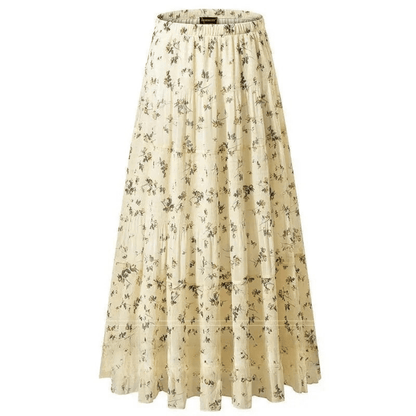 Cynthia | Women's Floral High-Waisted Maxi Skirt