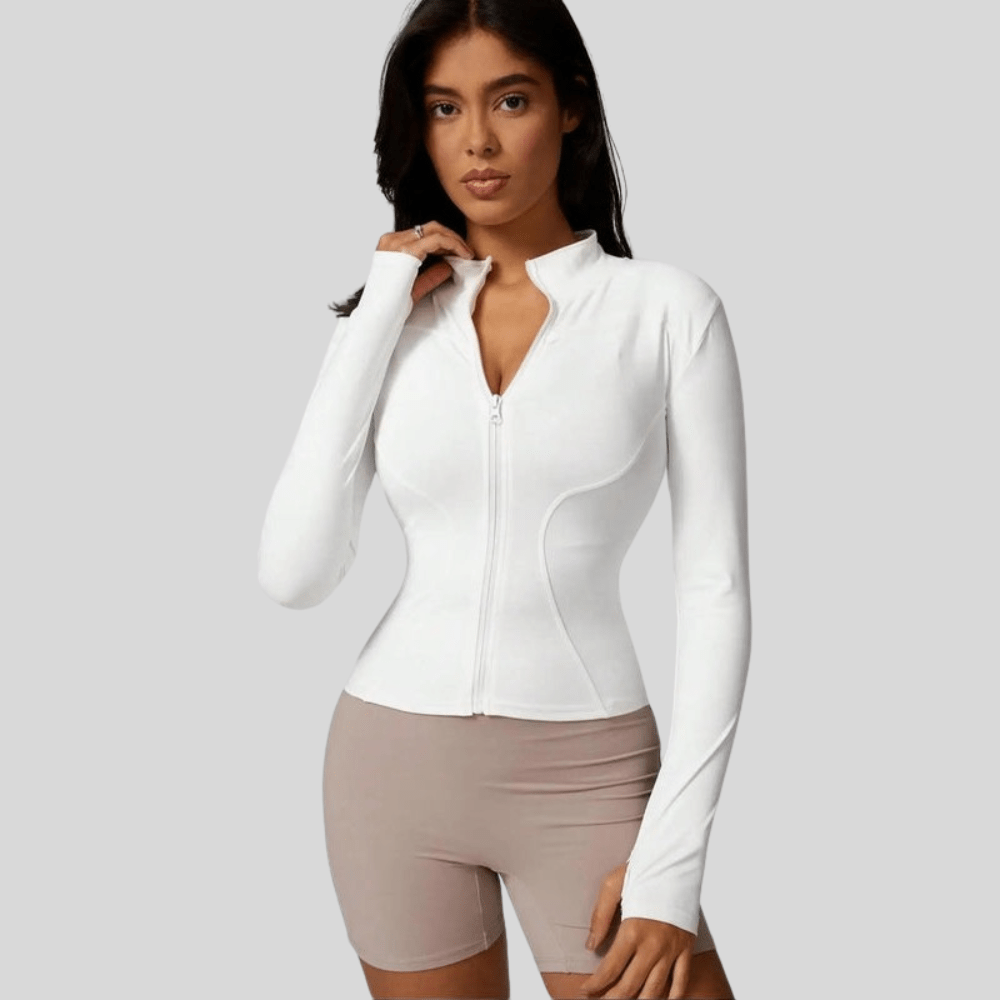 Katie | Women's Breathable Full Zip Workout Jacket