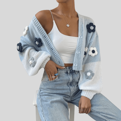 Natasha | Women's Floral Long Duster Cardigan