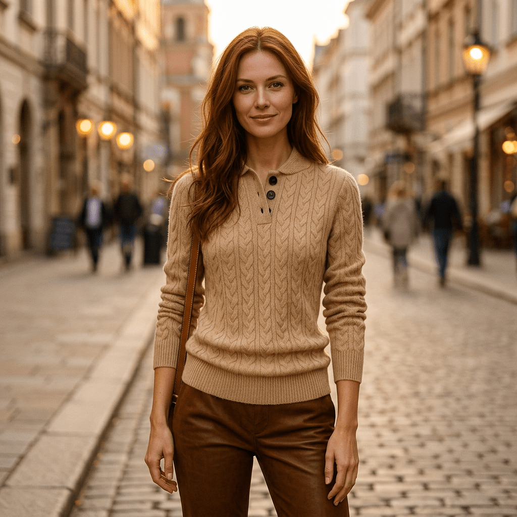 Lottie | Women's Button-Up Knit Layering Jumper