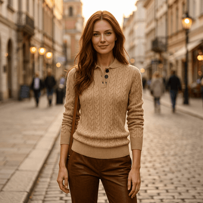 Lottie | Women's Button-Up Knit Layering Jumper