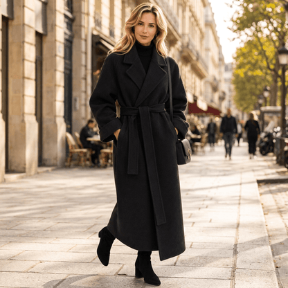 Maricela | Women's Longline Belted Winter Coat