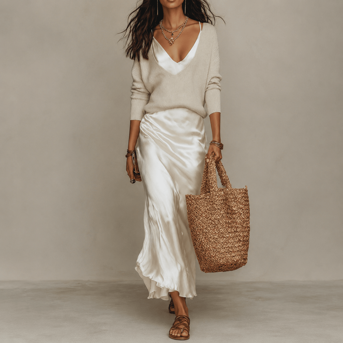 Krista | Women's Midi Dress and Jumper Set