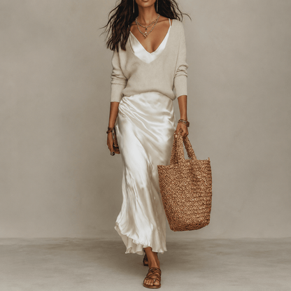 Krista | Women's Midi Dress and Jumper Set