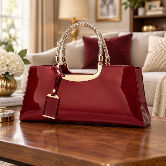 Nyla | Women's High-Shine Statement Handbag