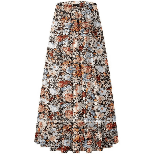 Cynthia | Women's Floral High-Waisted Maxi Skirt