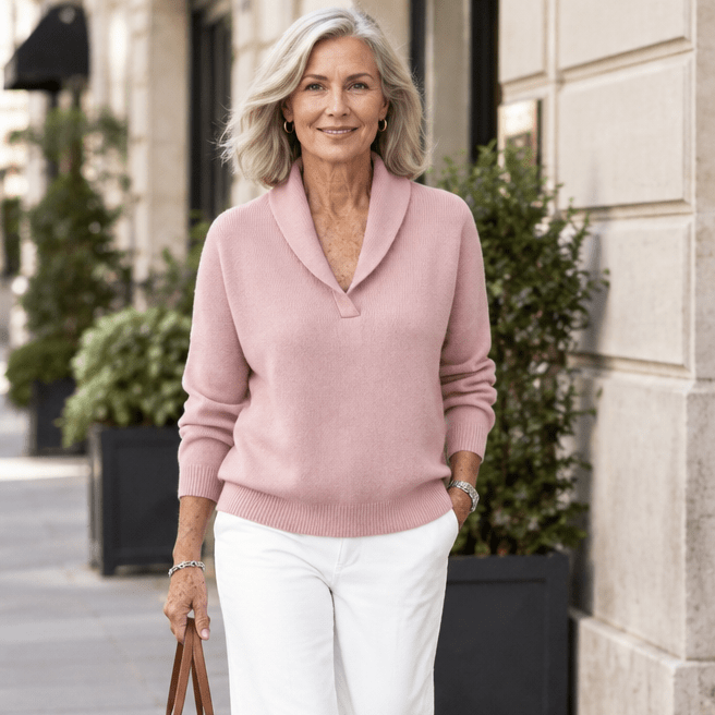 Karly | Women's V-Neck Long Sleeve Knit Jumper