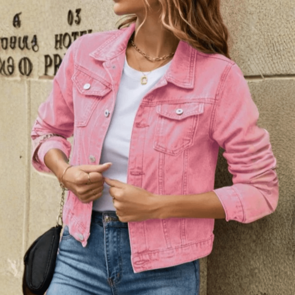 Cheyenne | Women's Button-Down Casual Jacket with Chest Pocket
