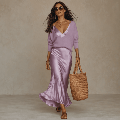Krista | Women's Midi Dress and Jumper Set