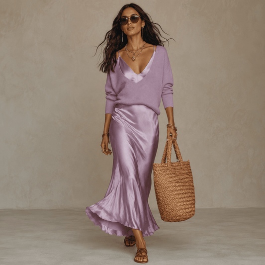 Krista | Women's Midi Dress and Jumper Set