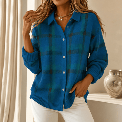 Kendal | Jersey retro a rayas de corte holgado para mujer