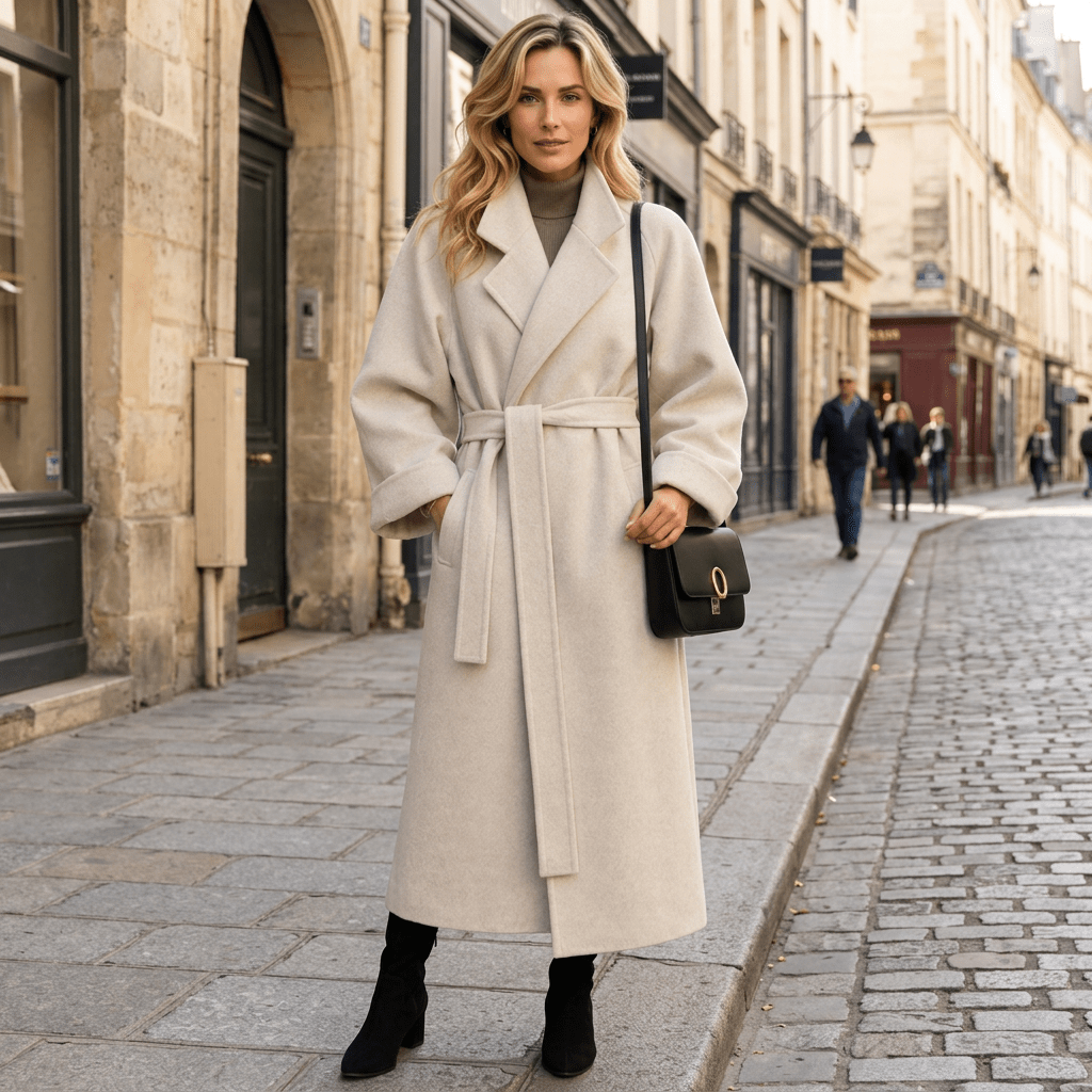 Maricela | Women's Longline Belted Winter Coat
