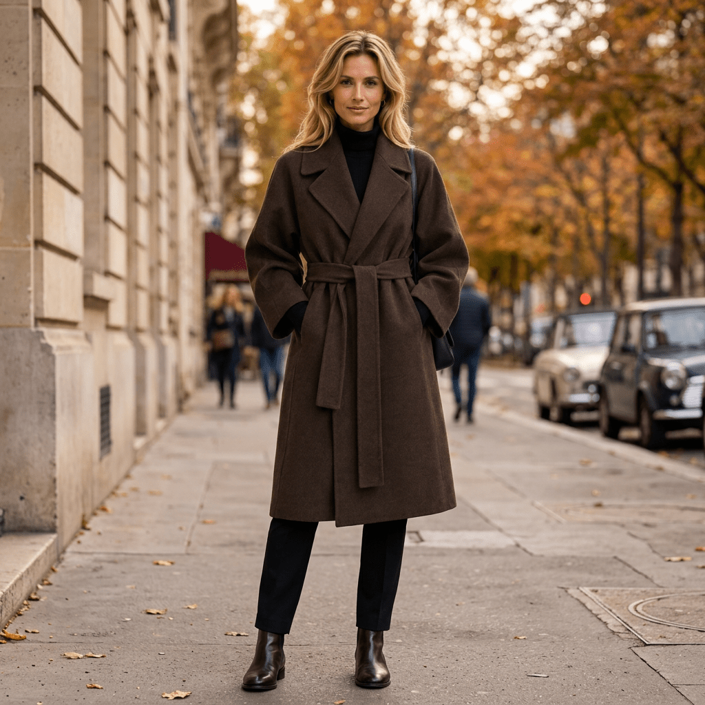 Maricela | Women's Longline Belted Winter Coat