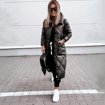 Aleah | Women's Zip-Up Winter Coat for Commuting